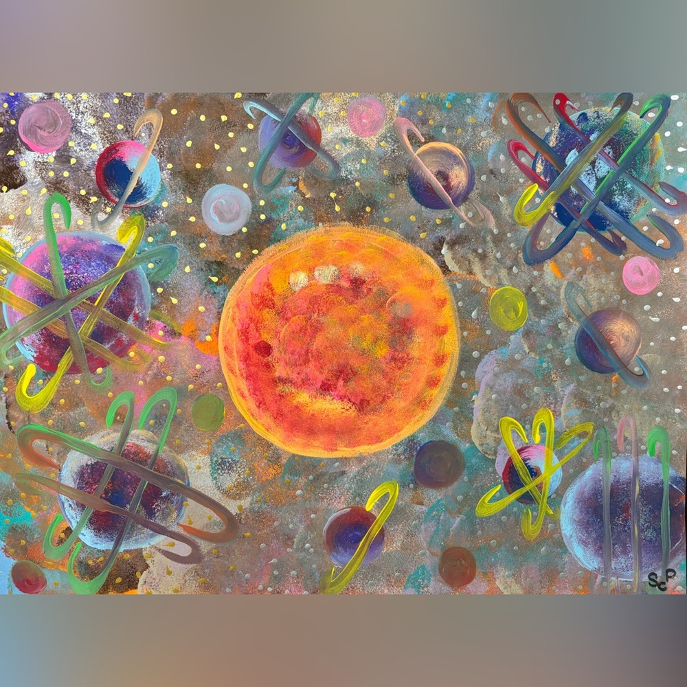 Colorful Cosmic Art Print